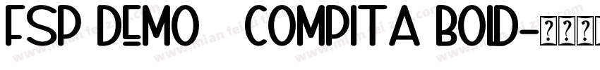 FSP DEMO   Compita Bold字体转换
